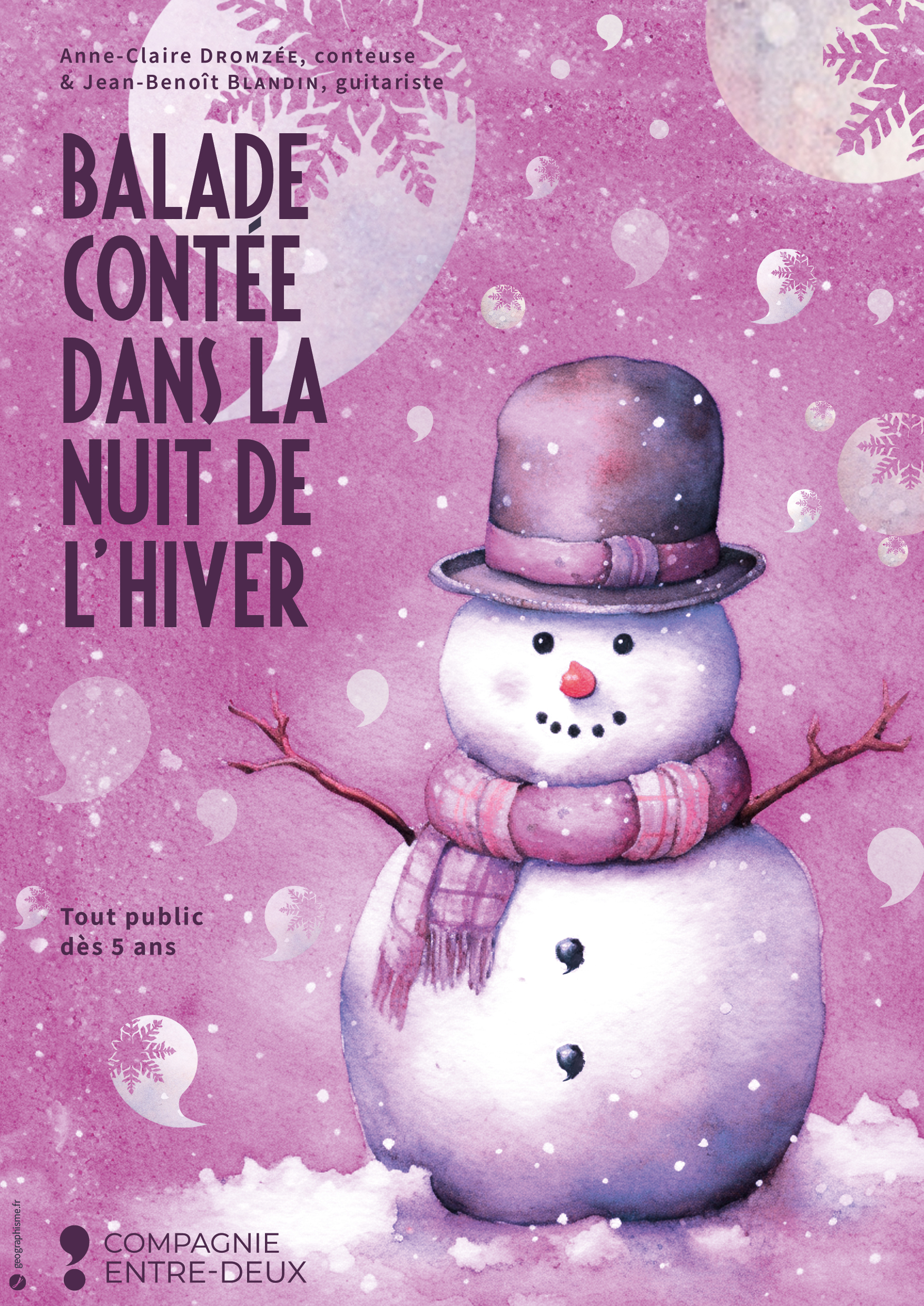 Dans la nuit de l'hiver galope un grand homme blanc..